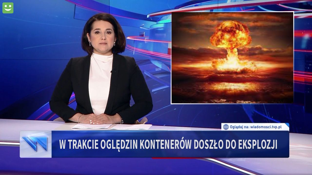 W trakcie oględzin kontenerów doszło do eksplozji 