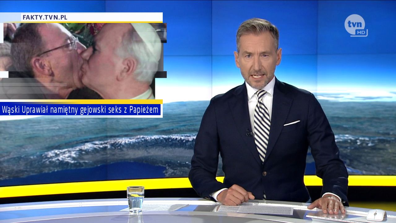 Wąski Uprawiał namiętny gejowski seks z Papieżem 