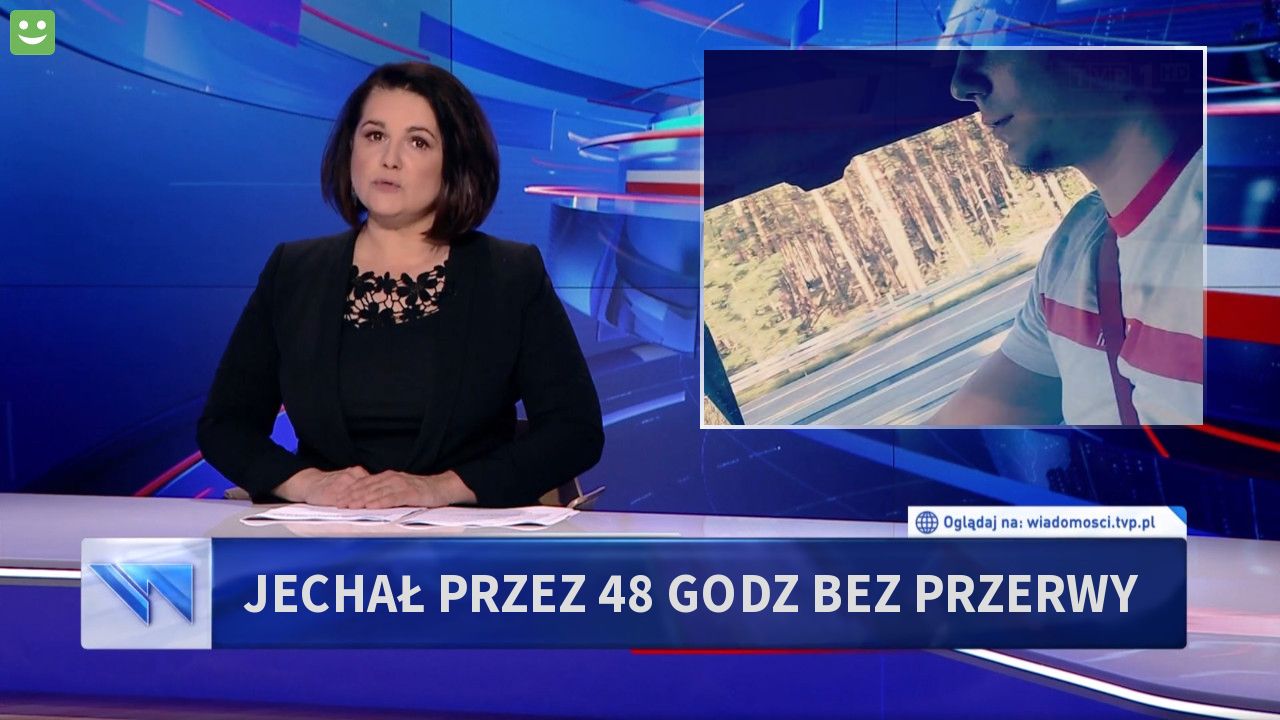 Jechał przez 48 godz bez przerwy 