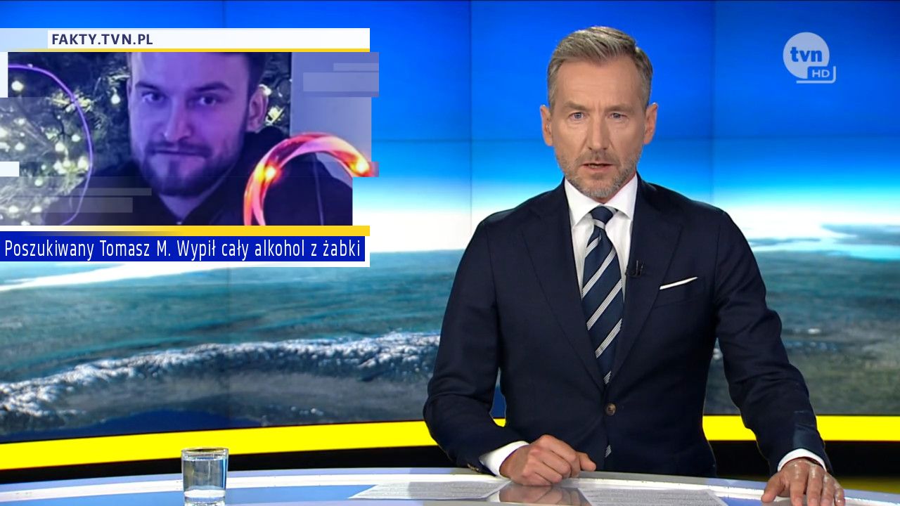 Poszukiwany Tomasz M. Wypił cały alkohol z żabki