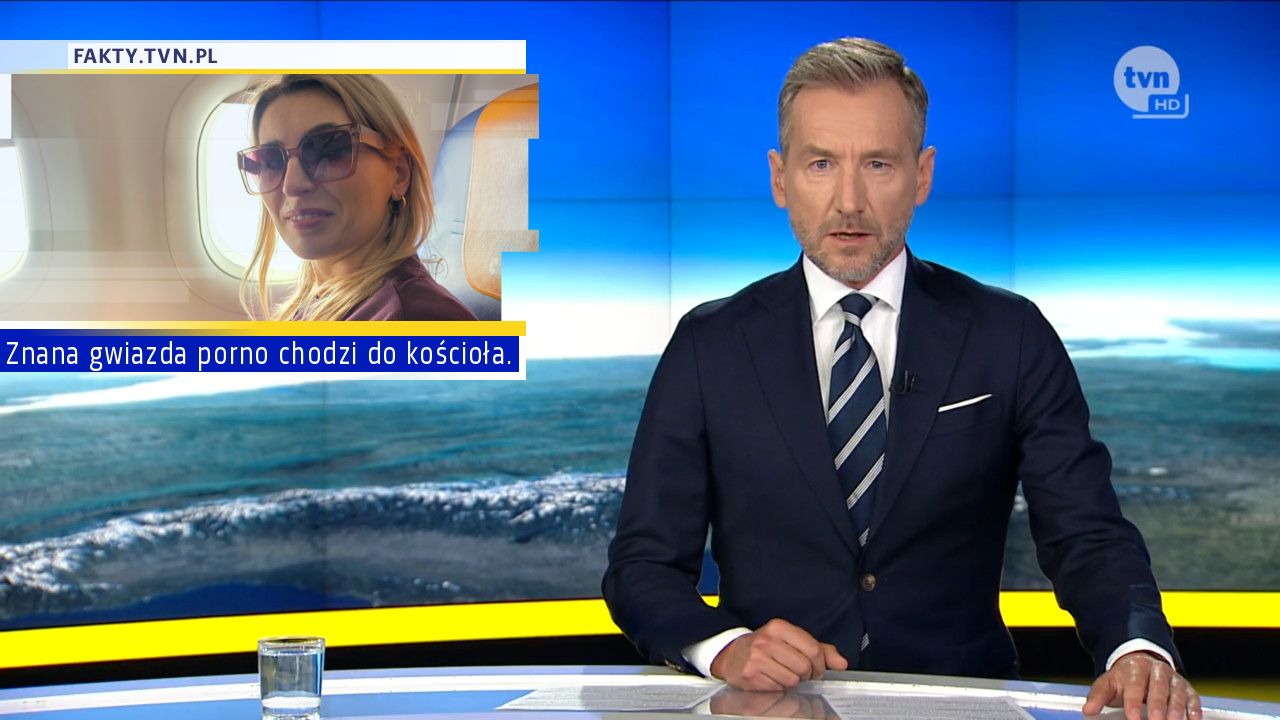 Znana gwiazda porno chodzi do kościoła.