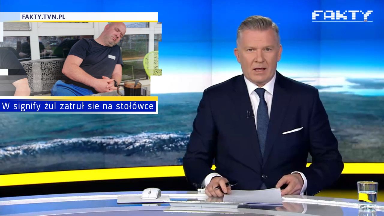 W signify żul zatruł sie na stołówce