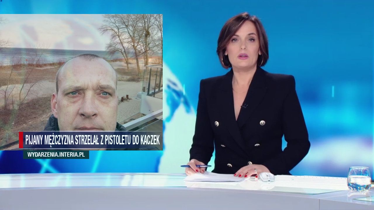 Pijany mężczyzna strzelał z pistoletu do kaczek 