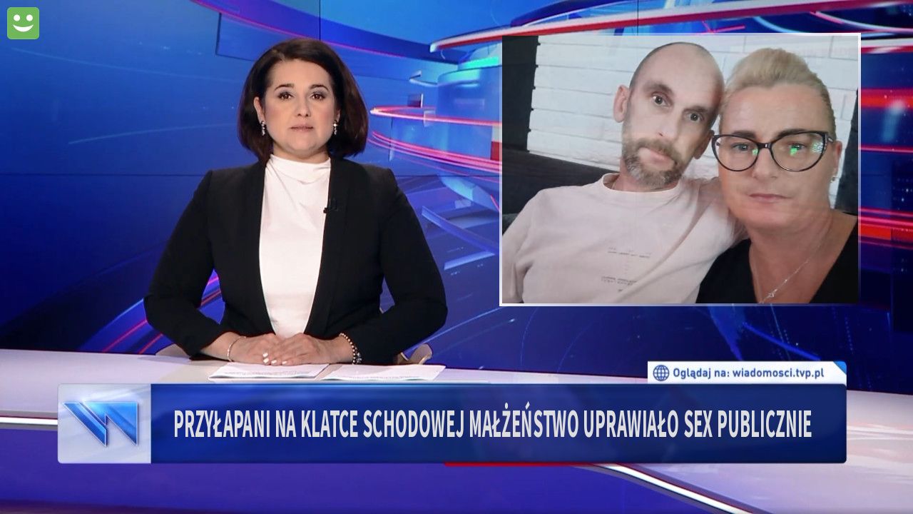 Przyłapani na klatce schodowej małżeństwo uprawiało sex publicznie