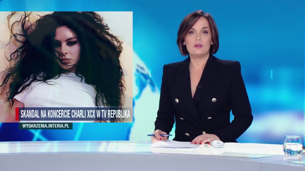 Skandal na koncercie charli xcx w tv republika