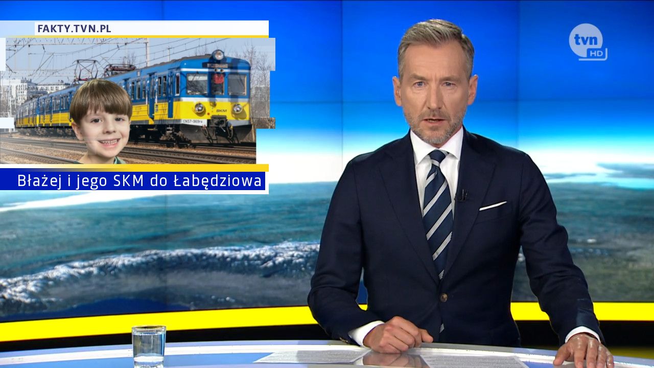 Błażej i jego SKM do Łabędziowa 