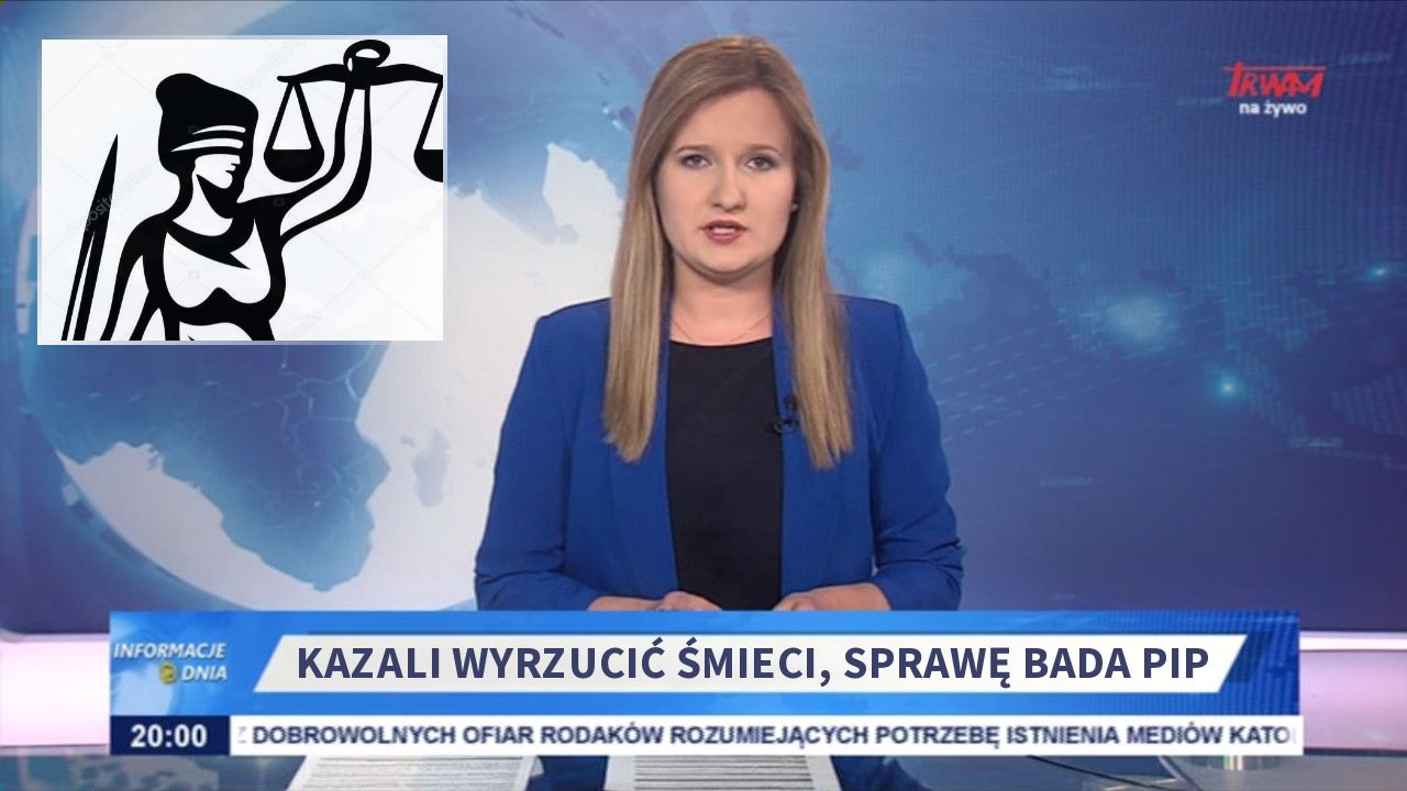 Kazali wyrzucić śmieci, sprawę bada PIP