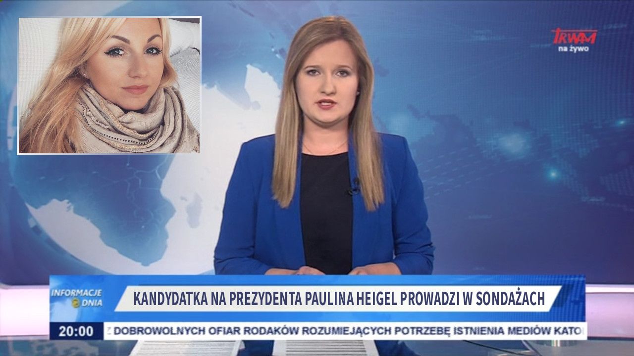 Kandydatka na prezydenta Paulina Heigel prowadzi w sondażach