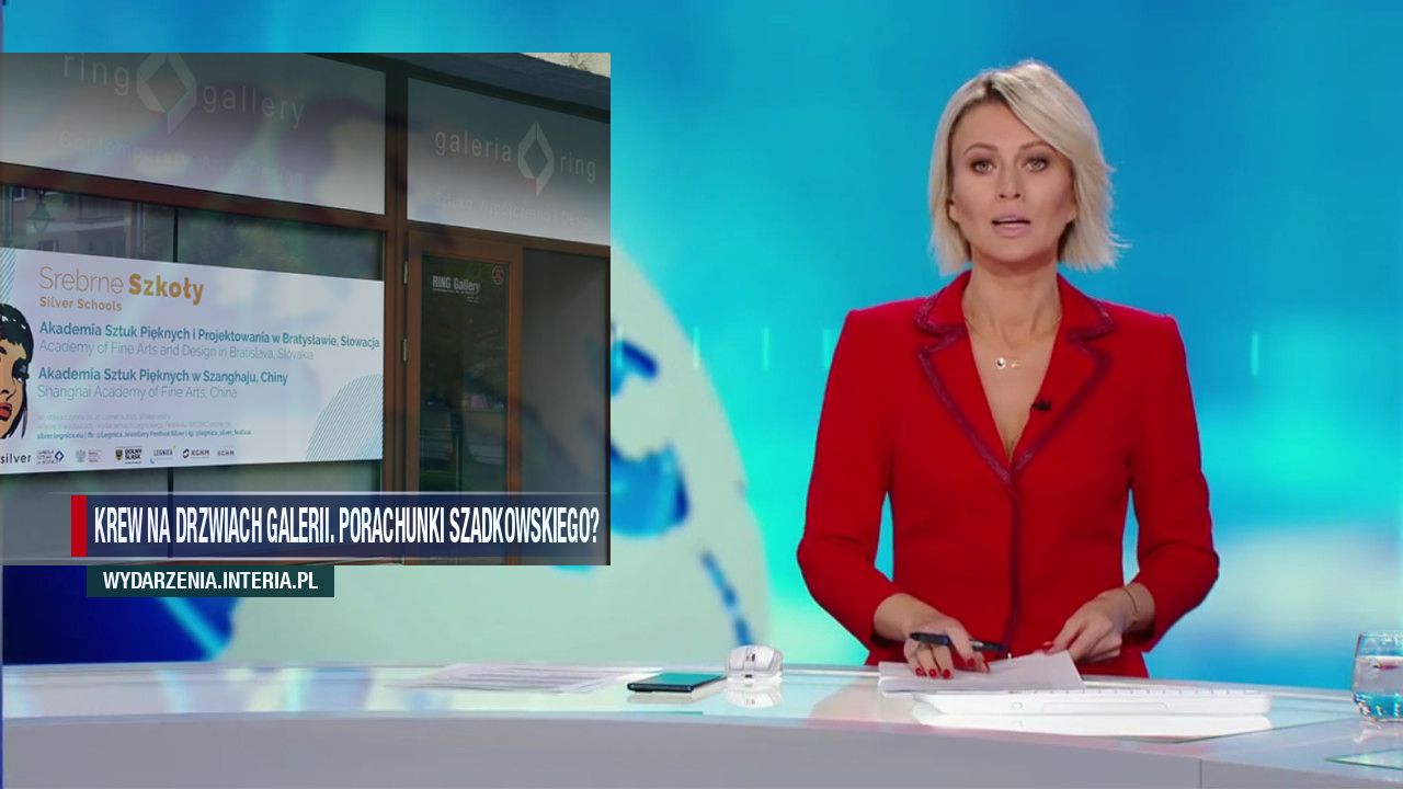 Krew na drzwiach galerii. Porachunki Szadkowskiego?