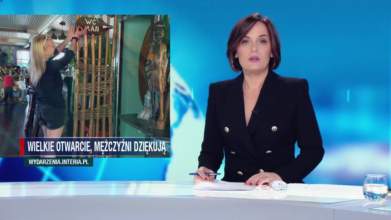 Wielkie otwarcie, mężczyźni dziękują 