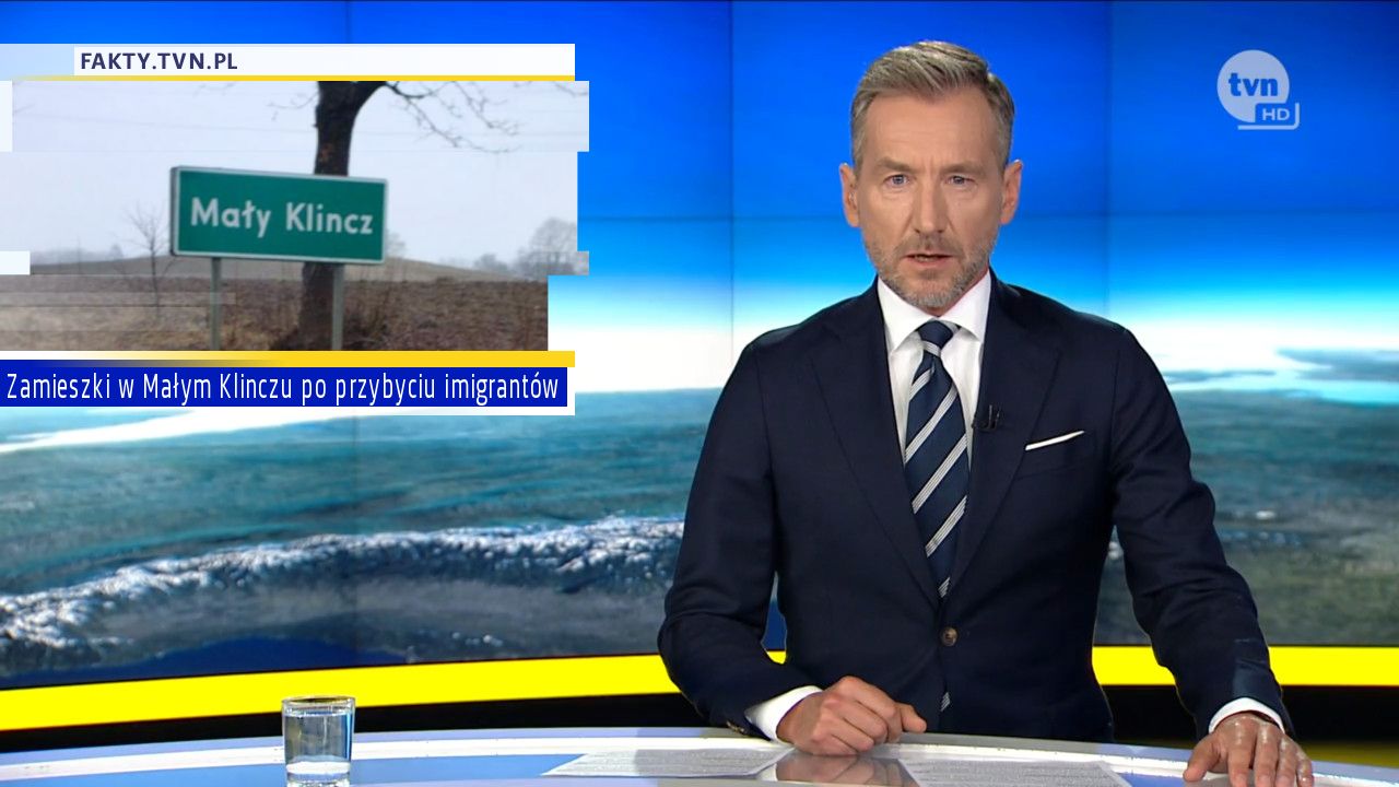 Zamieszki w Małym Klinczu po przybyciu  imigrantów 