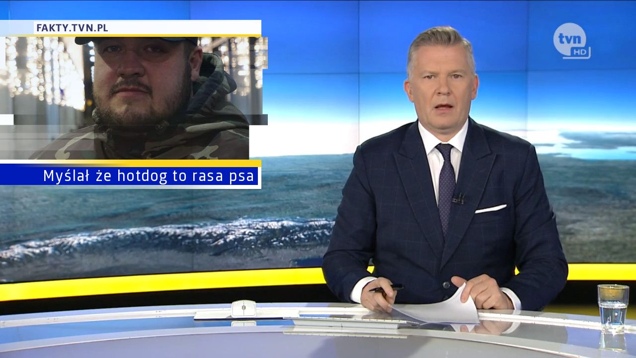 Myślał że hotdog to rasa psa