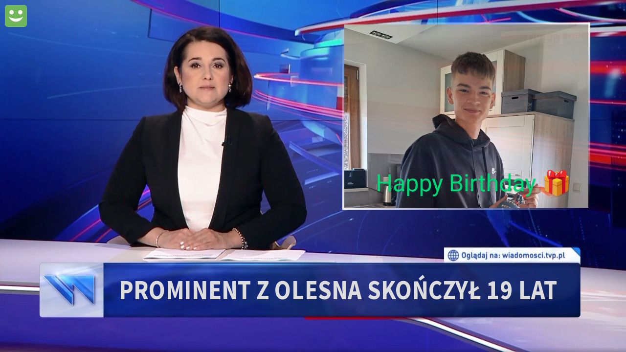 Prominent z Olesna skończył 19 LAT