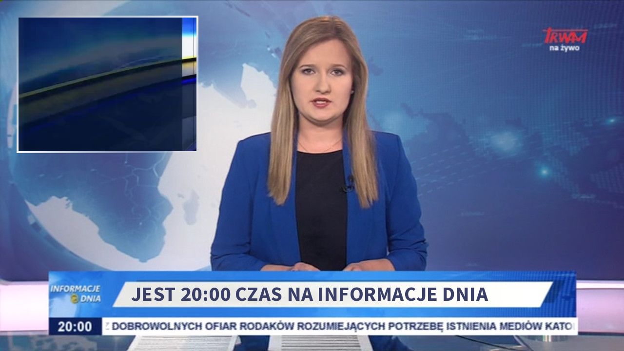 Jest 20:00 Czas Na informacje dnia
