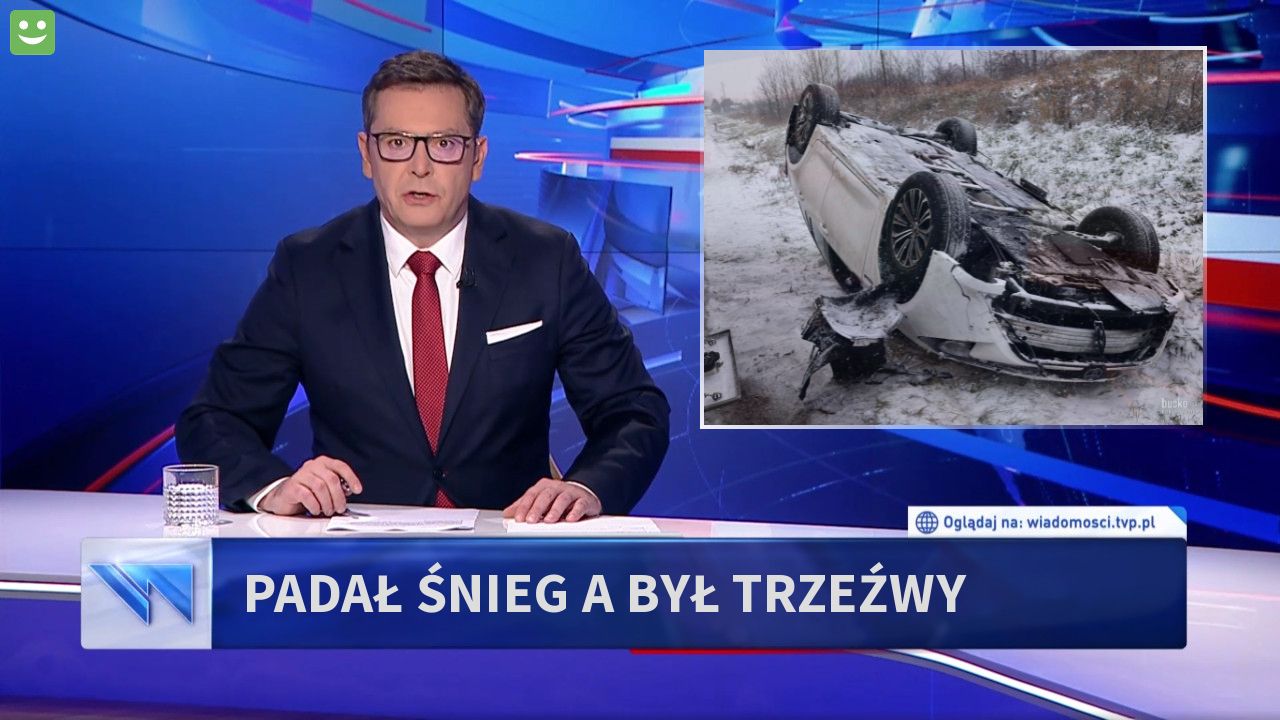 Padał śnieg a był trzeźwy