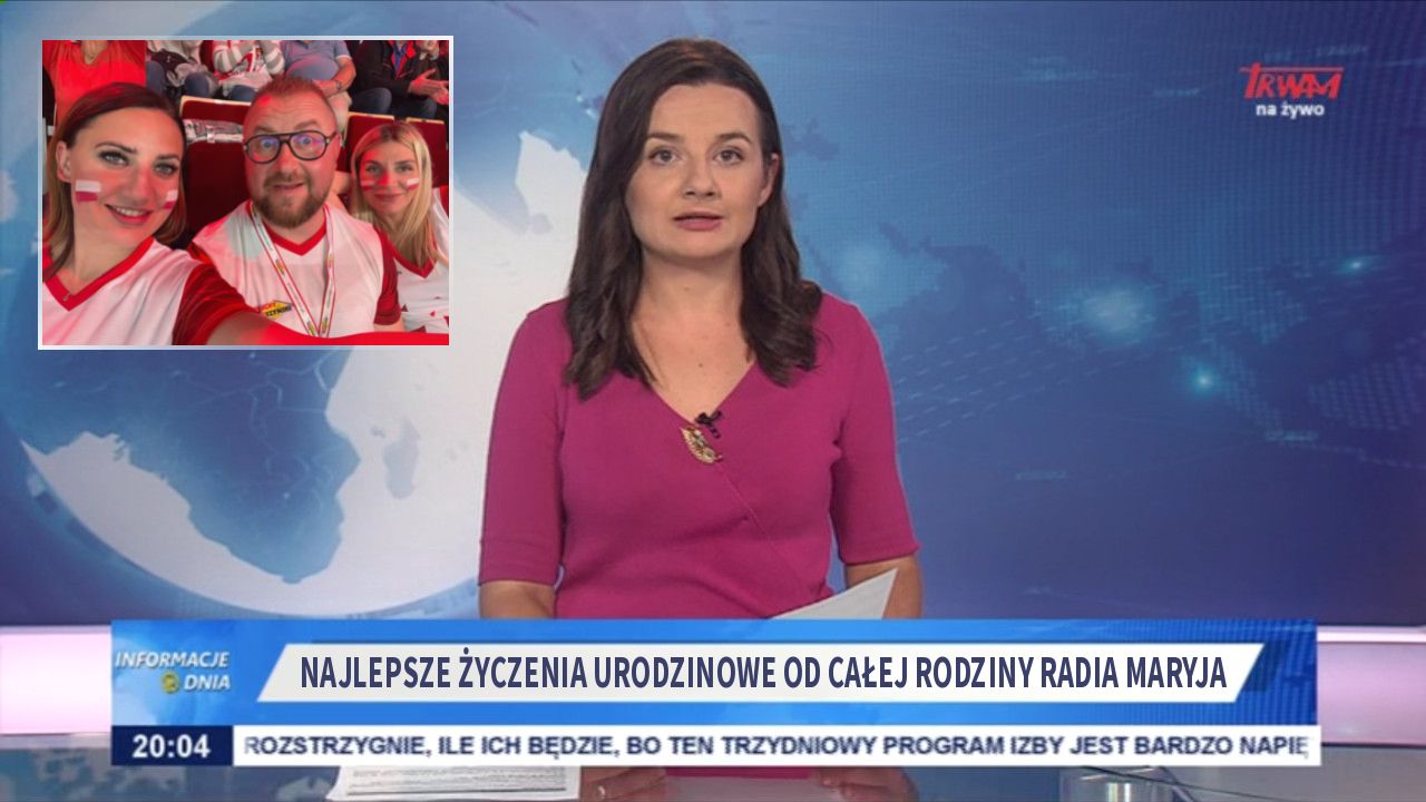 Najlepsze życzenia urodzinowe od całej rodziny Radia Maryja