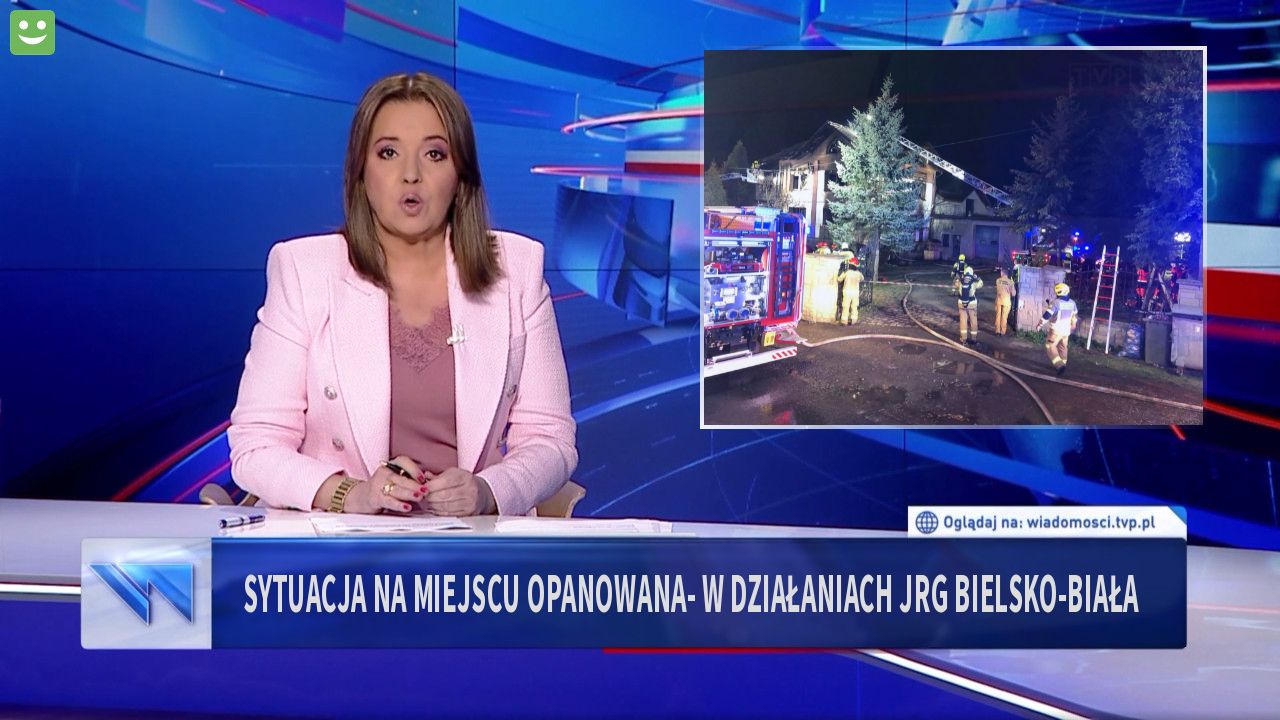 Sytuacja na miejscu opanowana- w działaniach JRG Bielsko-biała