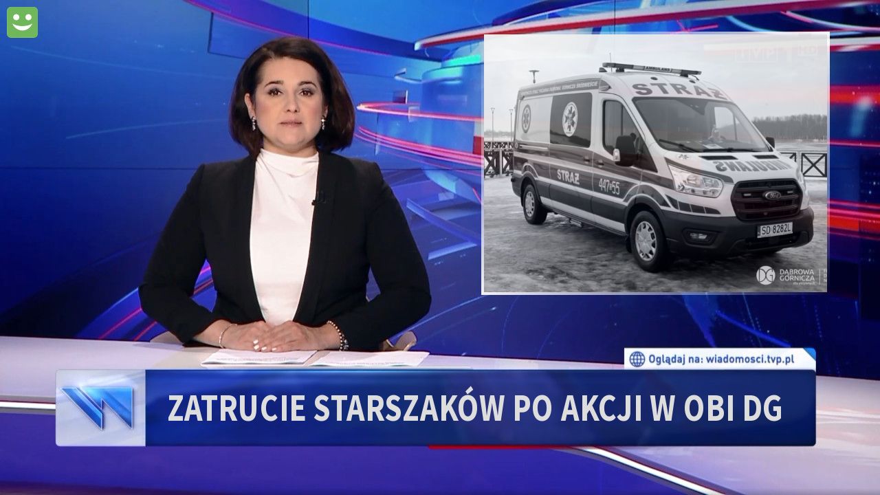 Zatrucie starszaków po akcji w Obi DG 