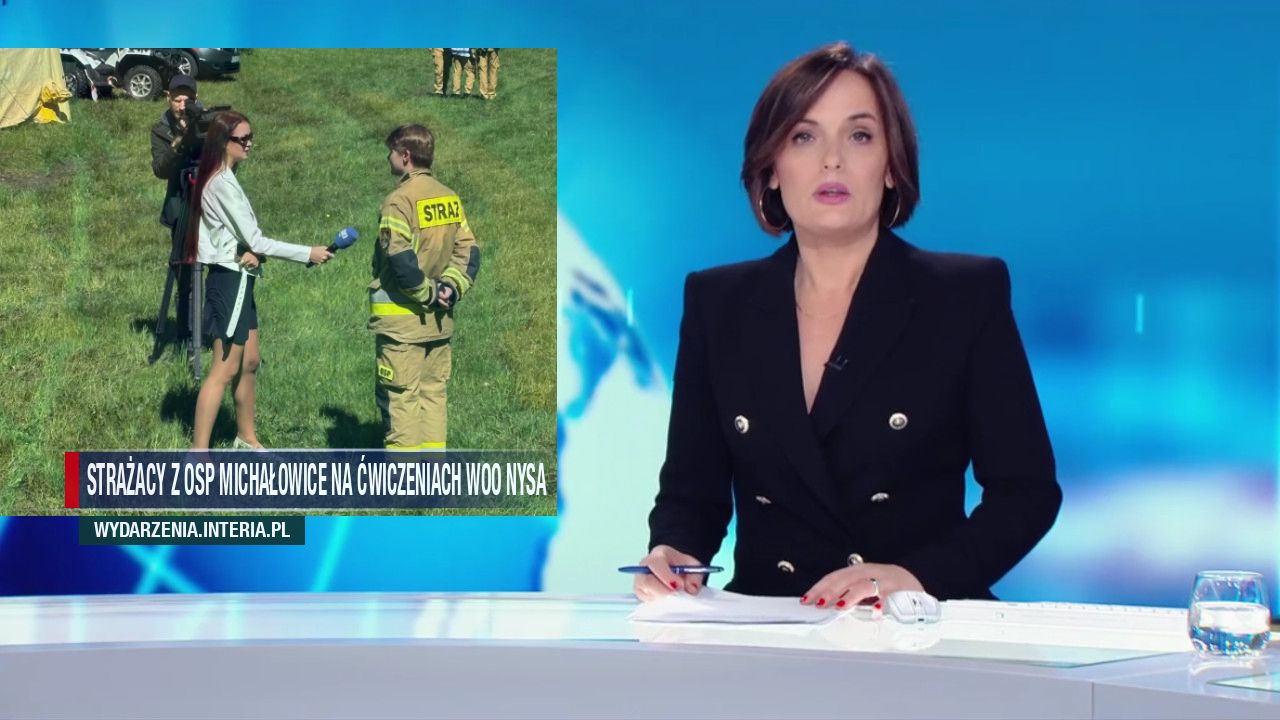 Strażacy z OSP MICHAŁOWICE NA ĆWICZENIACH WOO NYSA