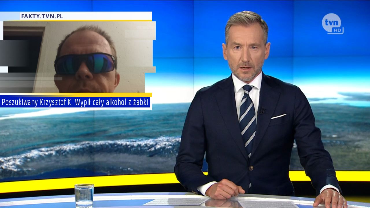 Poszukiwany Krzysztof K. Wypił cały alkohol z żabki