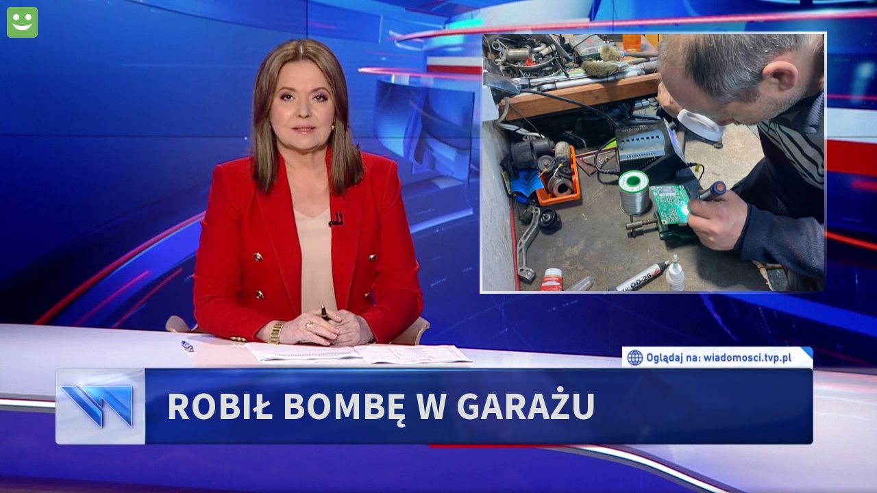 Robił bombę w garażu 