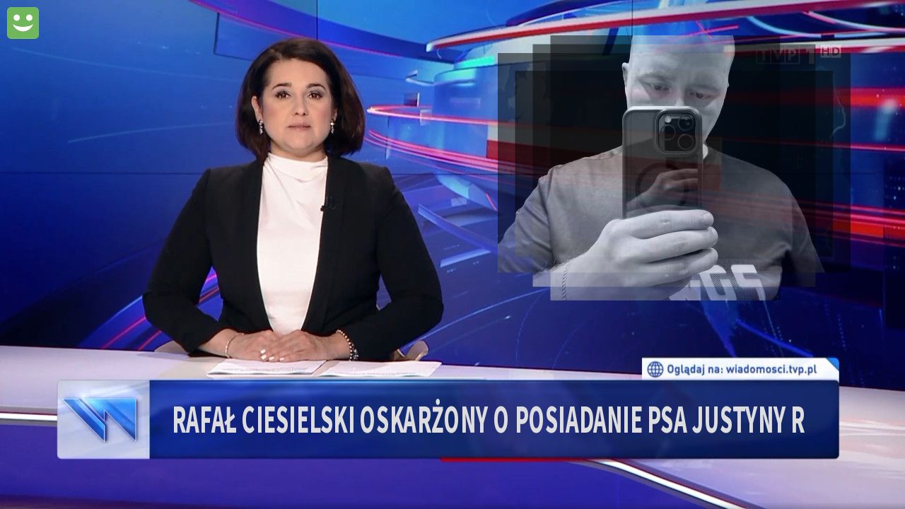 Rafał Ciesielski oskarżony o posiadanie psa Justyny r