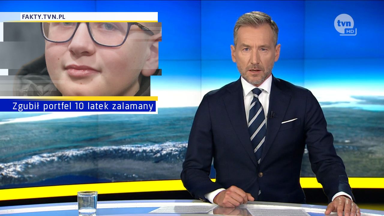 Zgubił portfel 10 latek zalamany