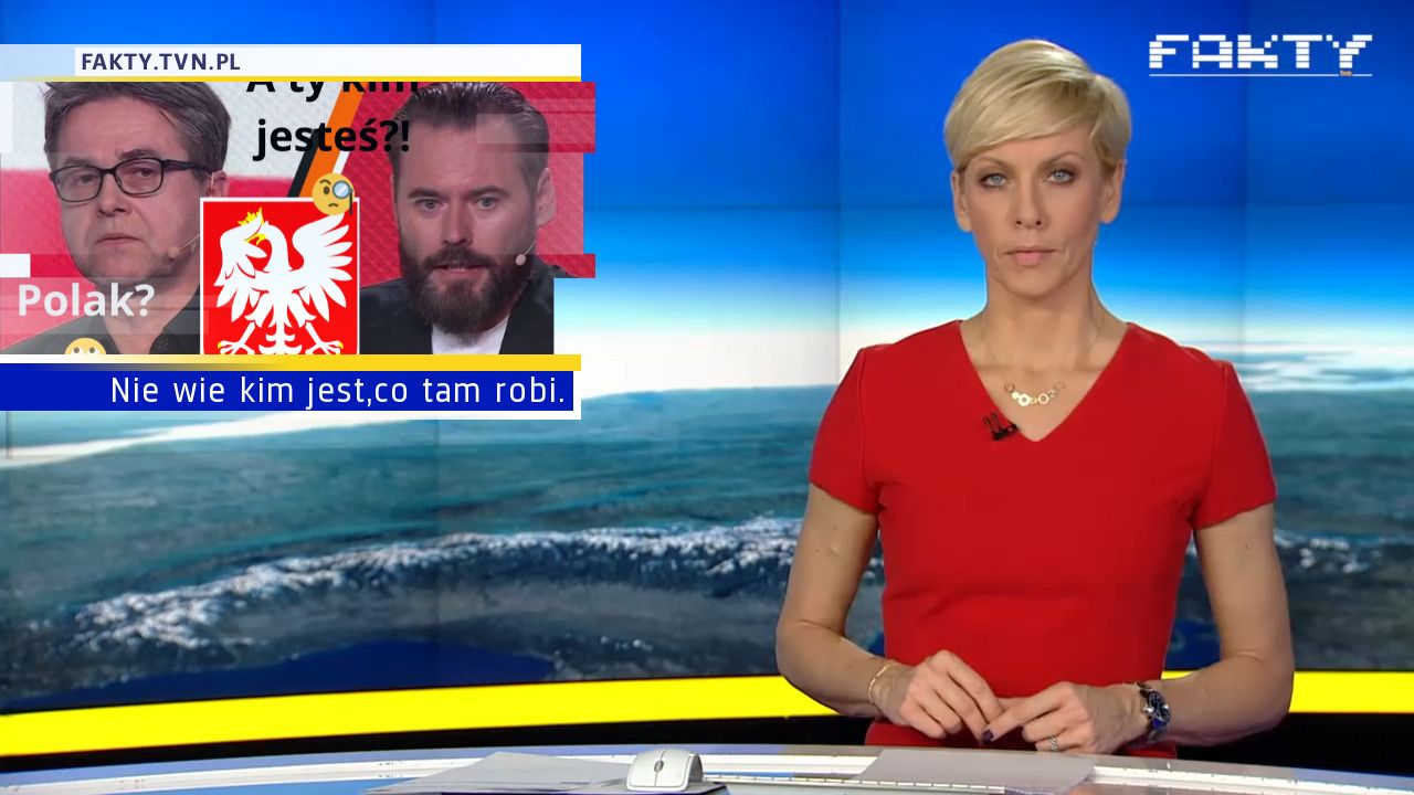 Nie wie kim jest,co tam robi.