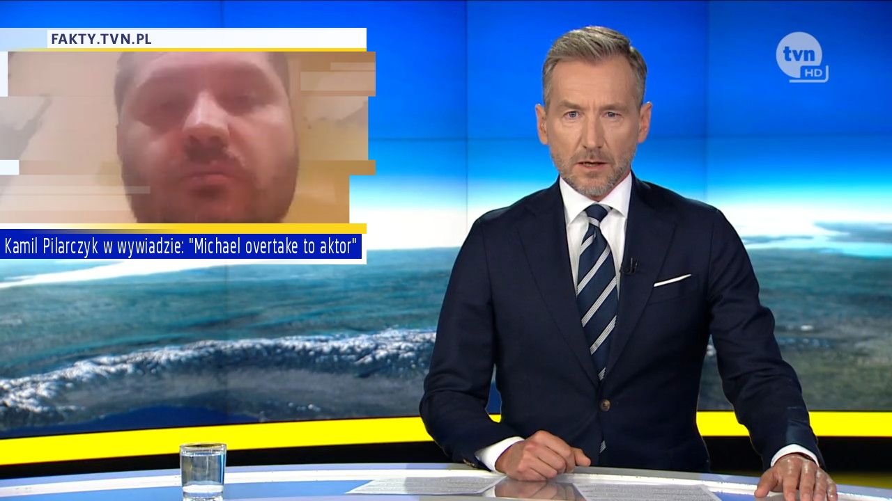 Kamil Pilarczyk w wywiadzie: "Michael overtake to aktor"