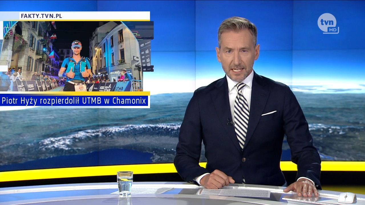 Piotr Hyży rozpierdolił UTMB  w Chamonix