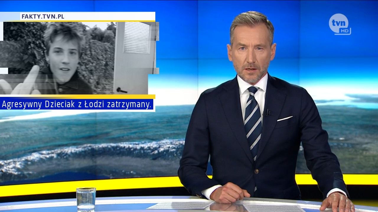 Agresywny Dzieciak z Łodzi zatrzymany. 