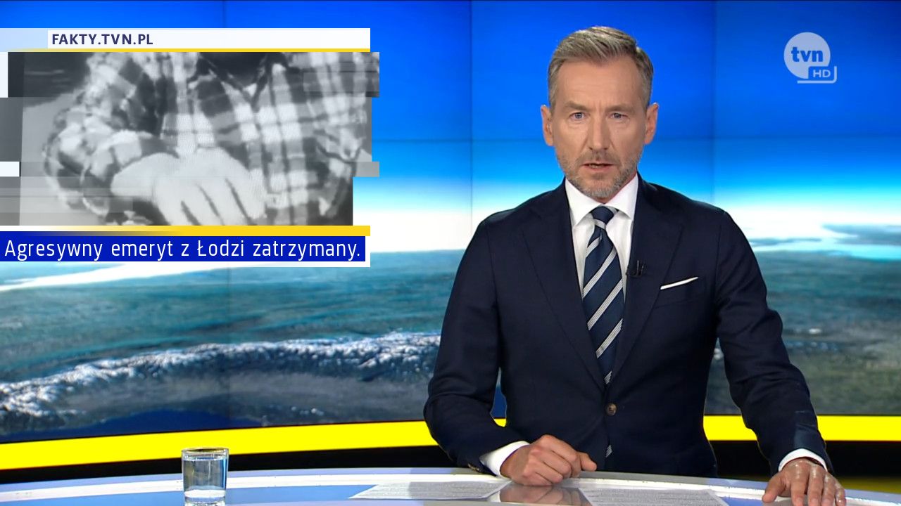 Agresywny emeryt z Łodzi zatrzymany. 
