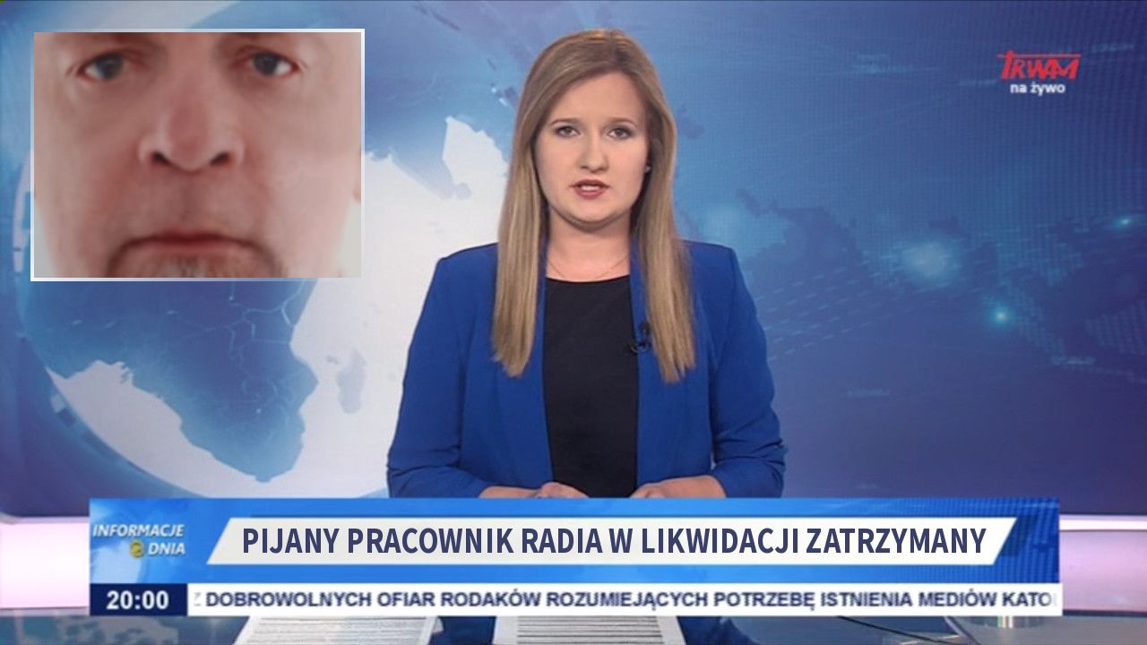 Pijany pracownik radia w likwidacji zatrzymany