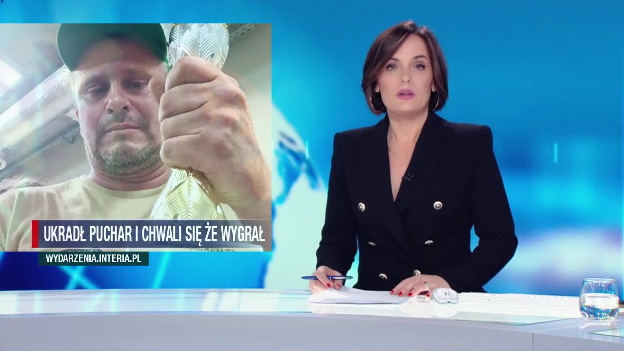 Ukradł puchar i chwali się że wygrał