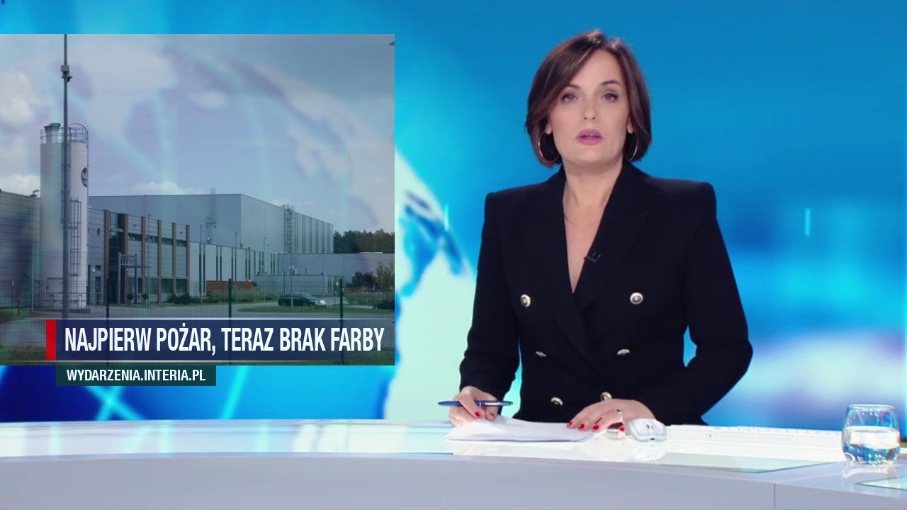 Najpierw pożar, teraz brak farby