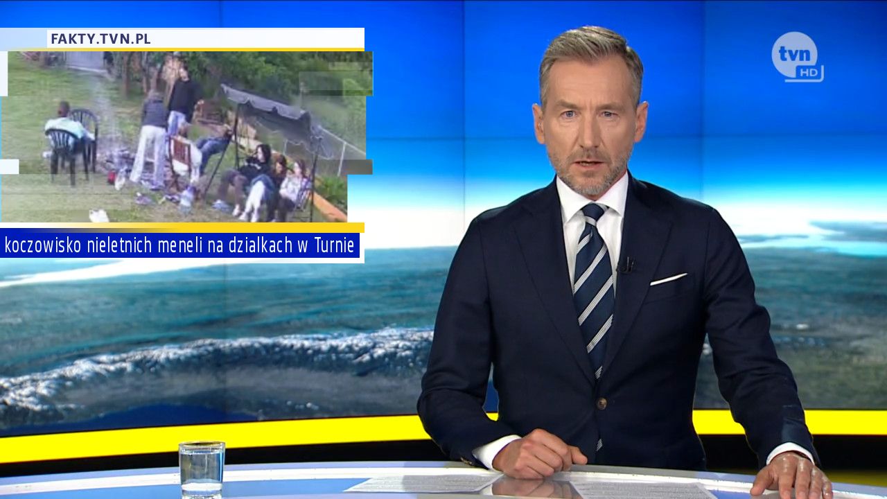 koczowisko nieletnich meneli na dzialkach w Turnie
