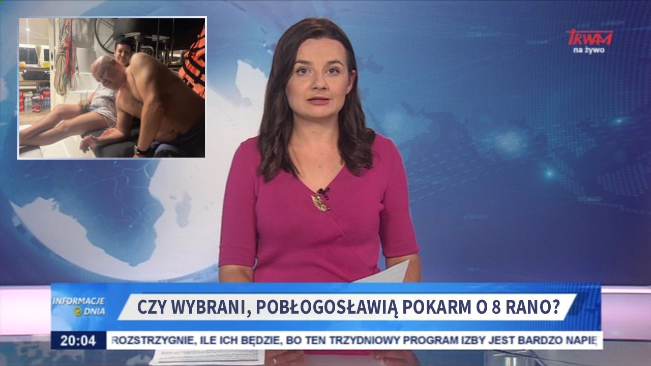 Czy wybrani, pobłogosławią pokarm o 8 rano?