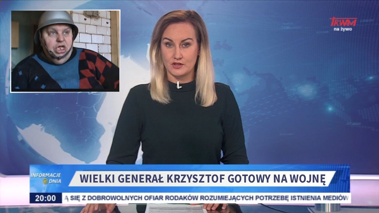 Wielki generał Krzysztof gotowy na wojnę