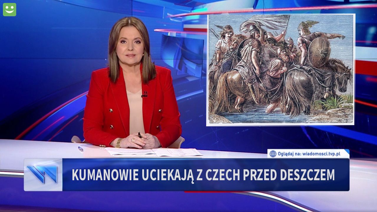 kumanowie uciekają z czech przed deszczem