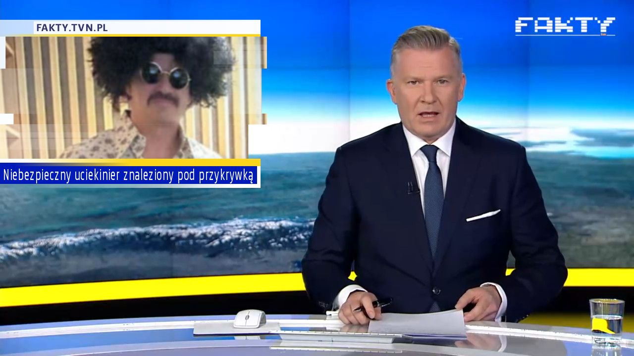 Niebezpieczny uciekinier znaleziony pod przykrywką 