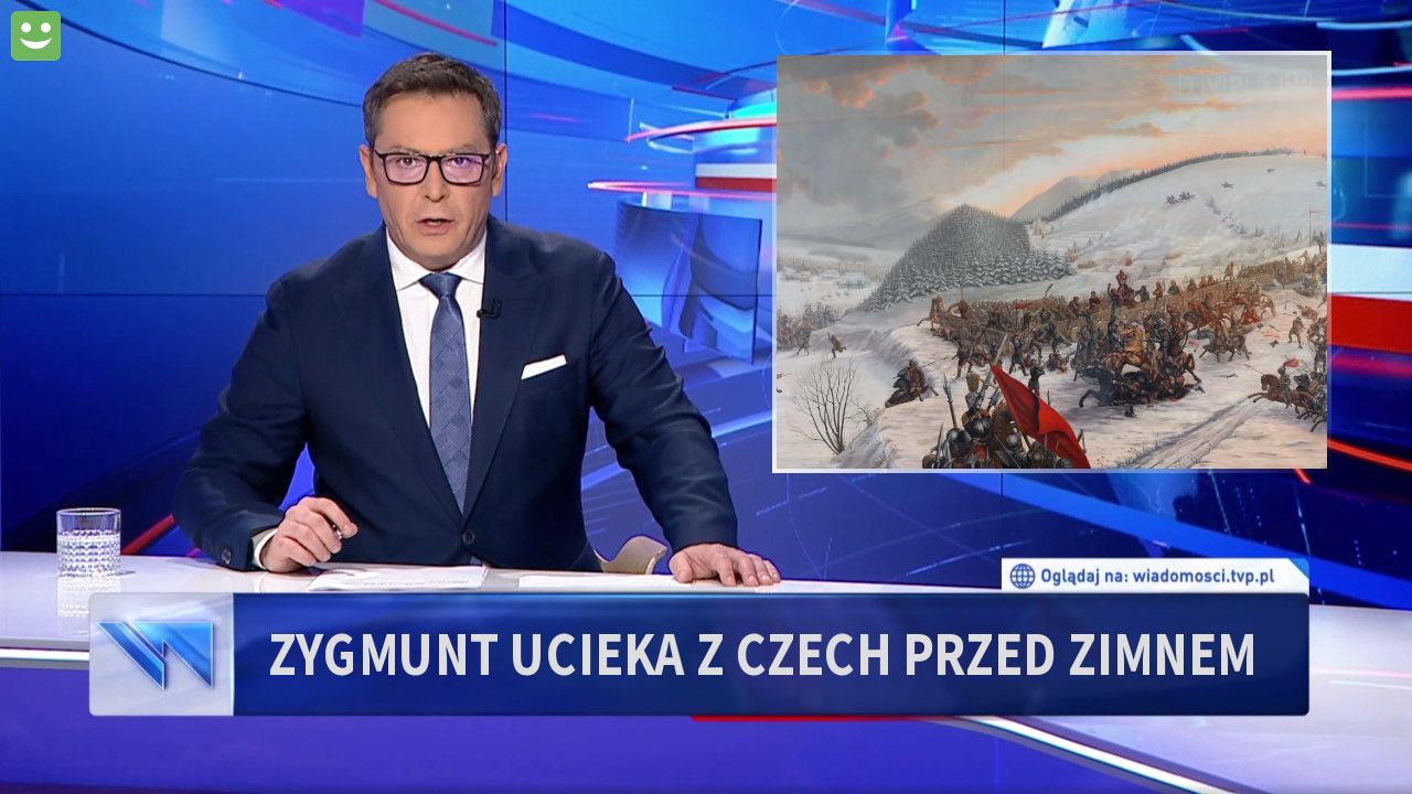 ZYGMUNT UCIEKA Z CZECH PRZED ZIMNEM