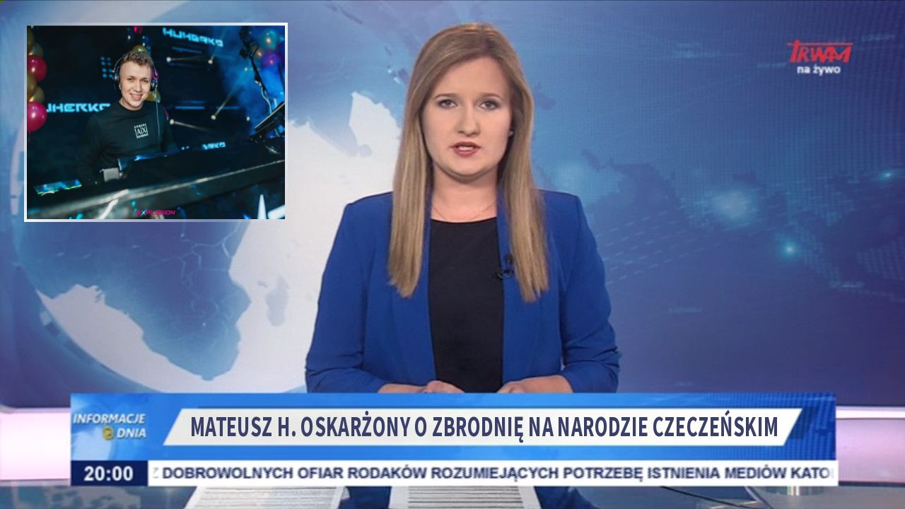 Mateusz H. oskarżony o zbrodnię na narodzie czeczeńskim