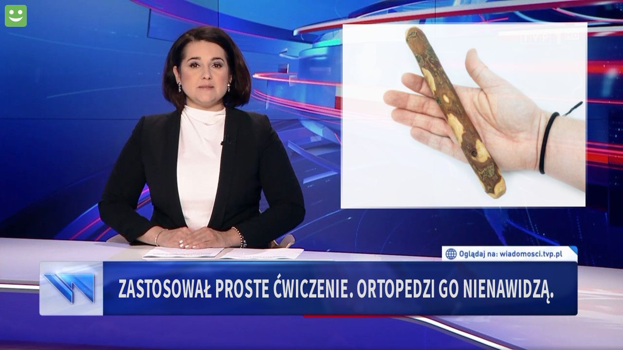 Zastosował proste ćwiczenie. Ortopedzi go nienawidzą.