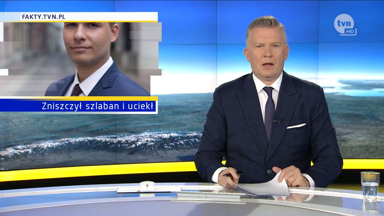 Zniszczył szlaban i uciekł