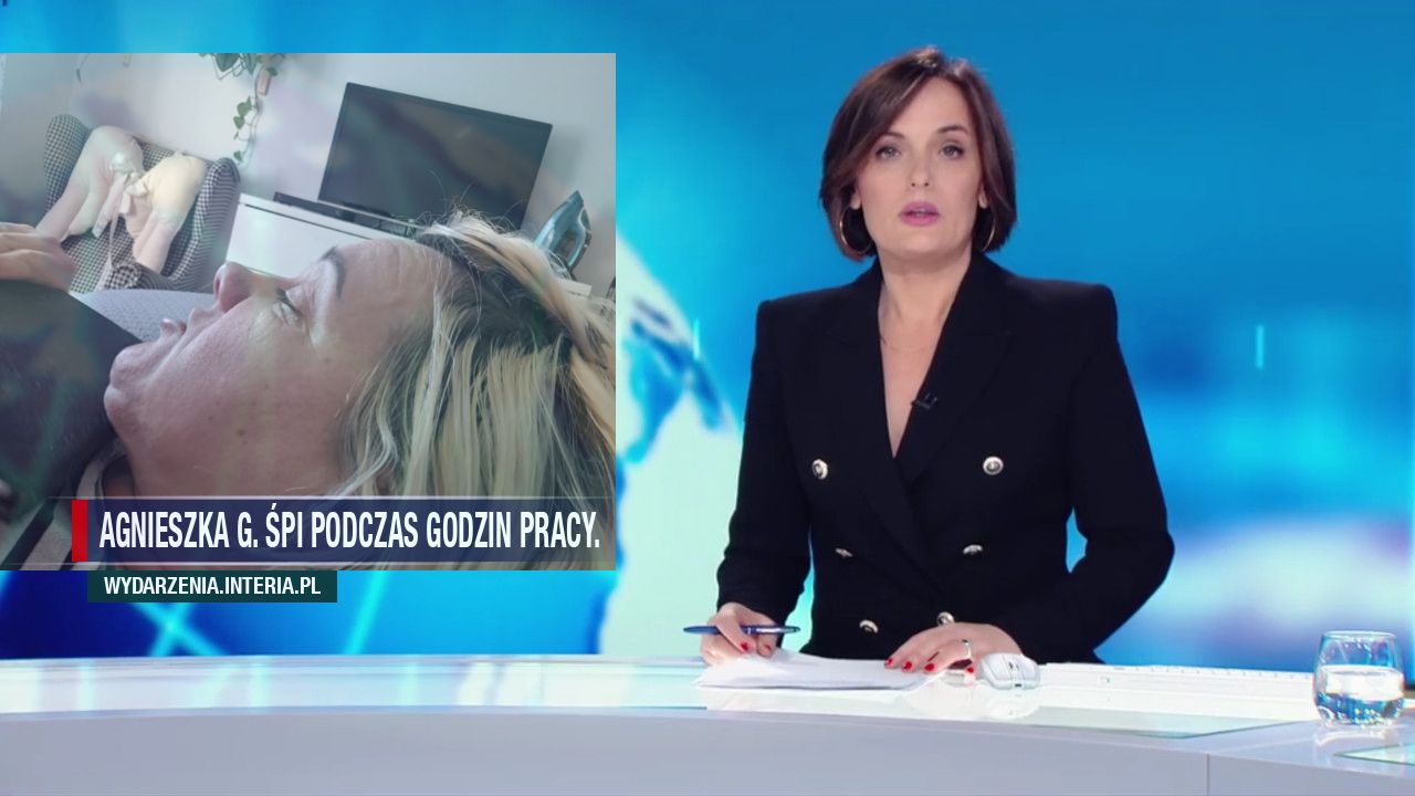 Agnieszka g. Śpi podczas godzin pracy.