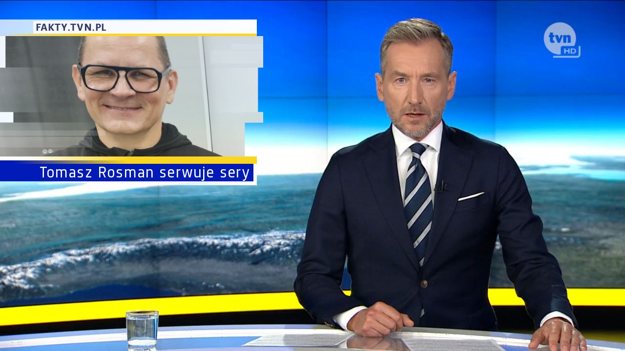 Tomasz Rosman serwuje sery
