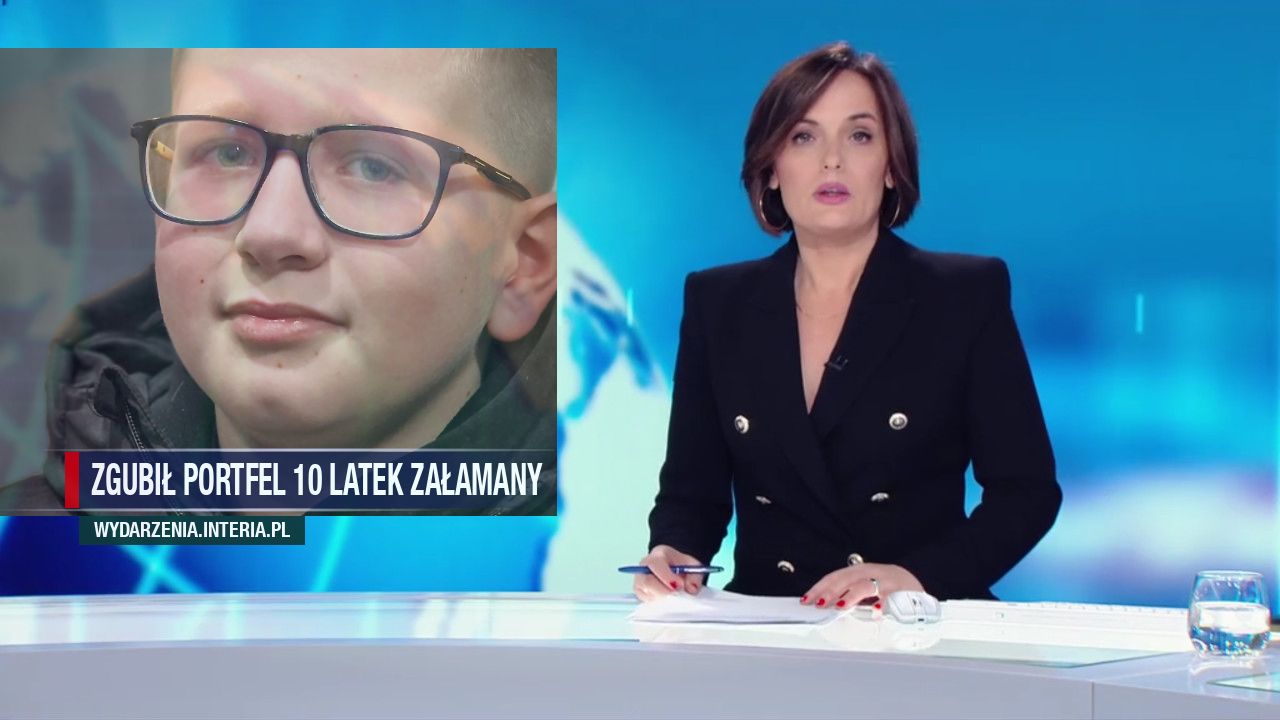 Zgubił portfel 10 latek załamany