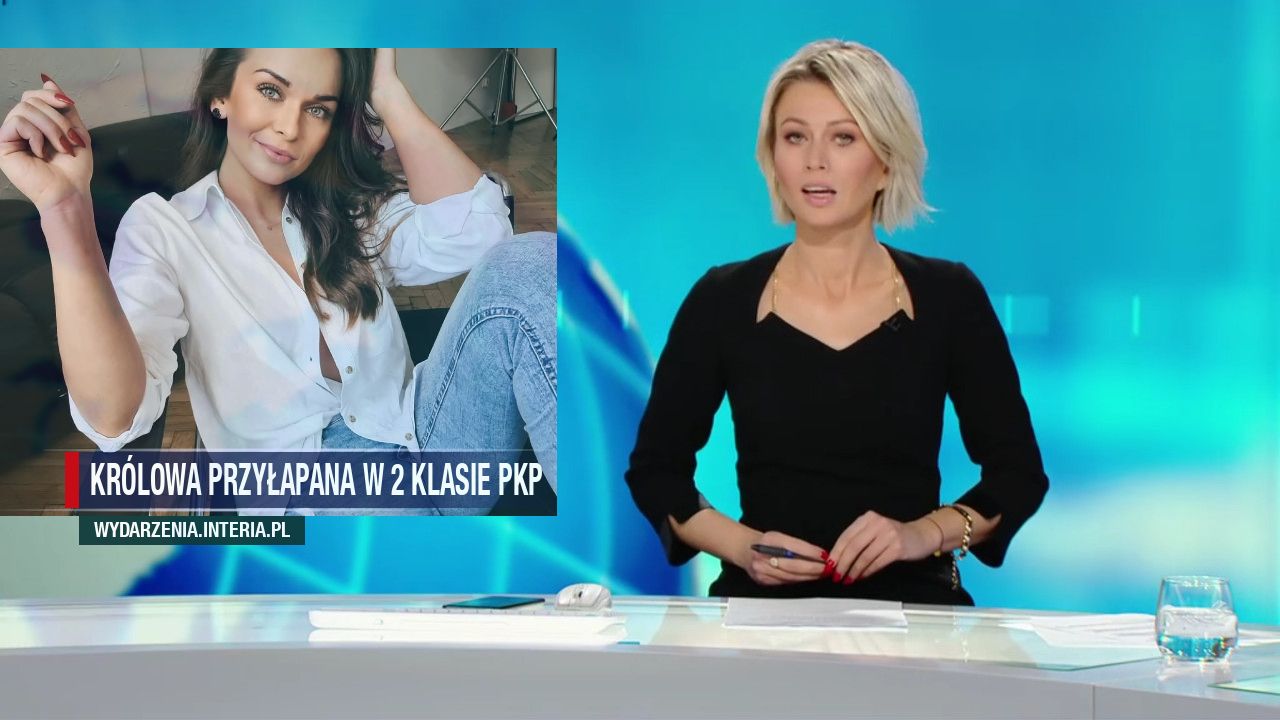Królowa przyłapana w 2 klasie pkp