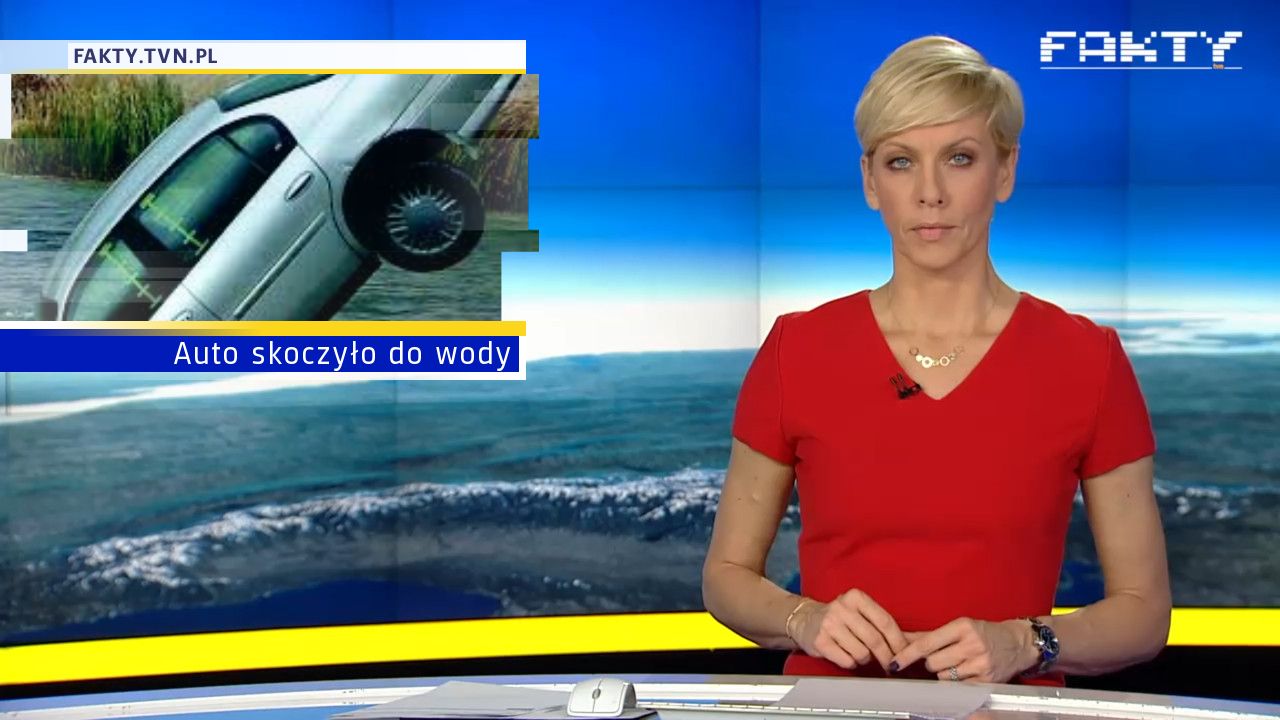 Auto skoczyło do wody