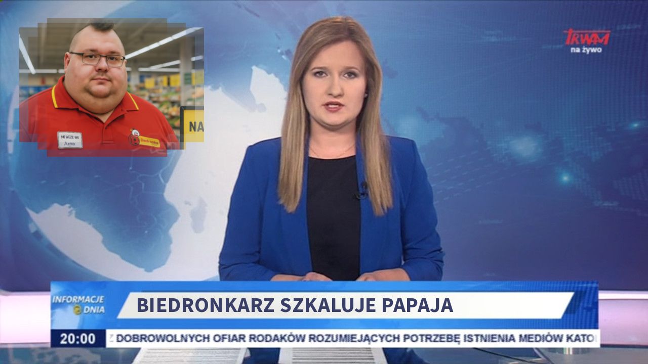 Biedronkarz szkaluje Papaja